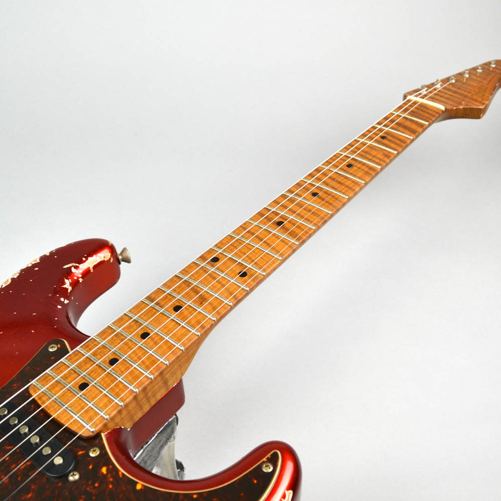 最終値下げ【バーズアイ・虎杢ネック】Galaxy Red風 最終値下げ