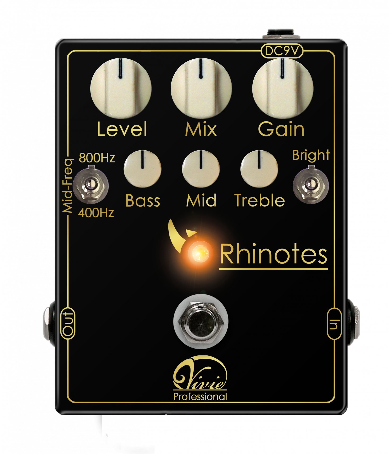 エフェクター】2/1発売！vivieのベース用オーバードライブ「Rhinotes