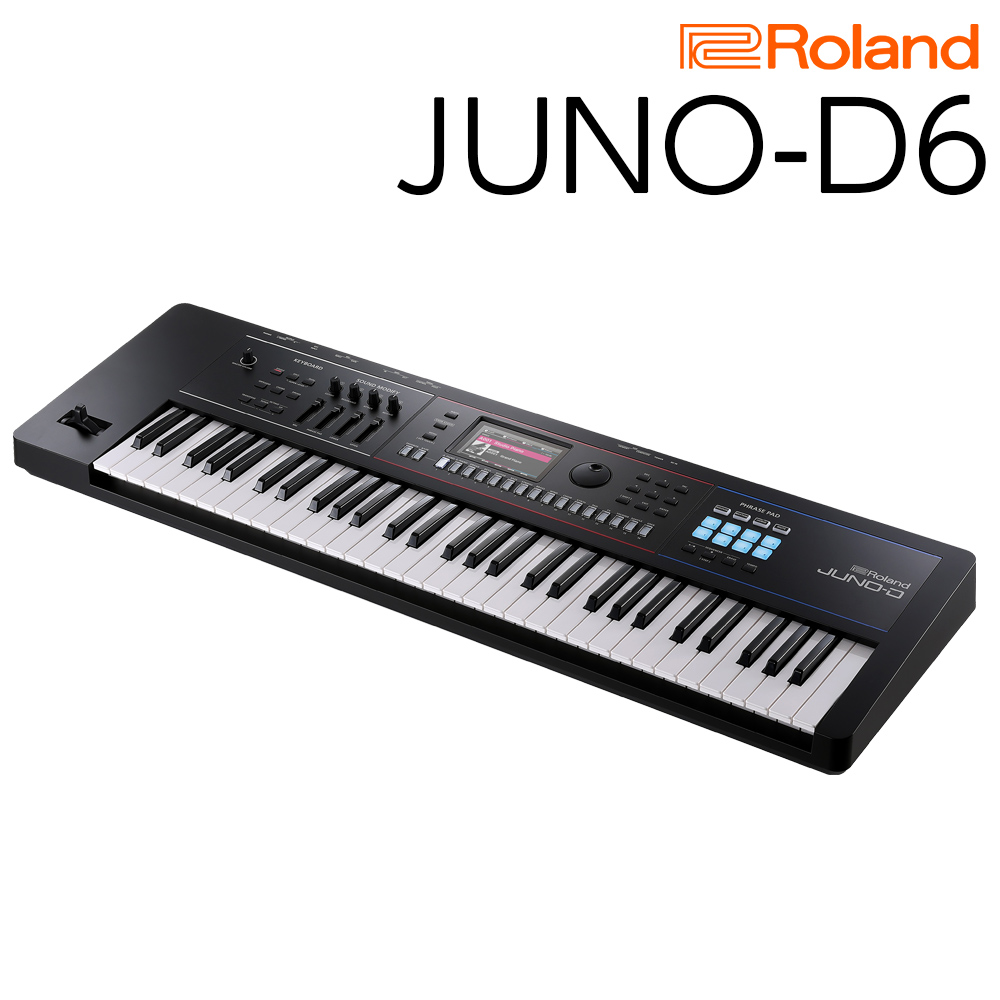 新商品】Rolandの新ライブ・シンセサイザー JUNO-D6/D7/D8 9月27日（金