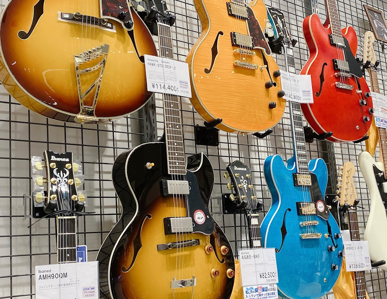 エレキギター】セミアコ・フルアコギターラインナップ｜島村楽器