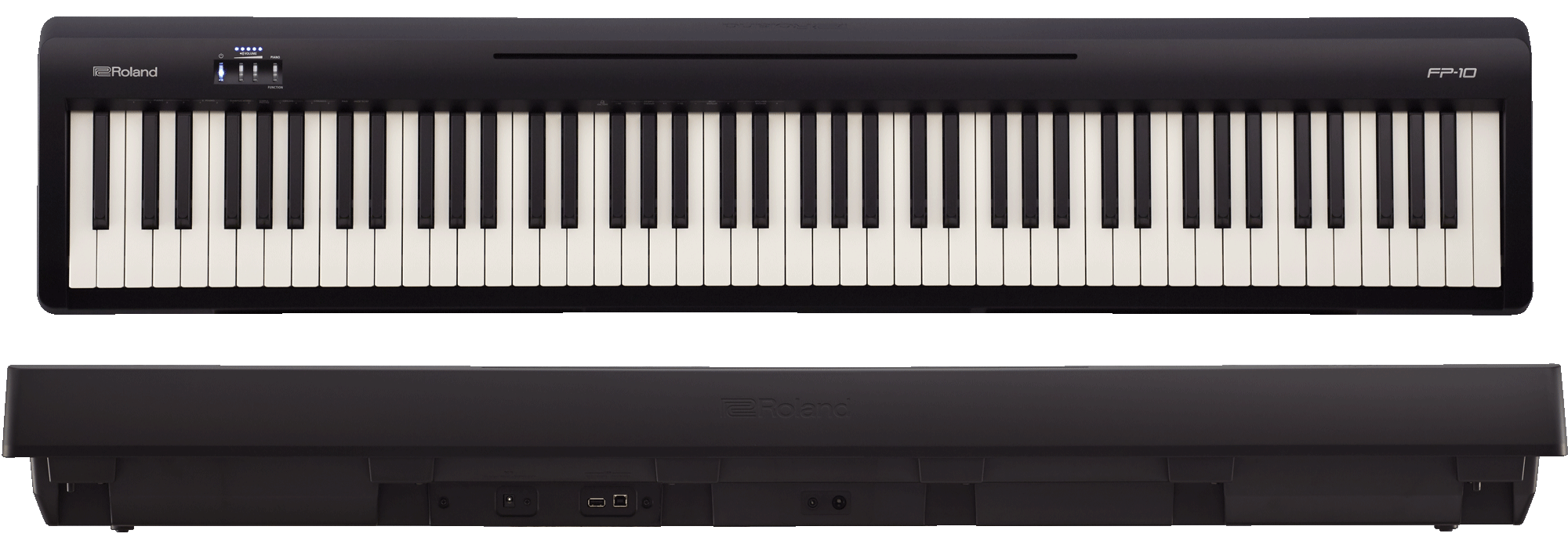 電子ピアノ】Roland / FP-10 ピアノタッチ鍵盤採用の小型ポータブル