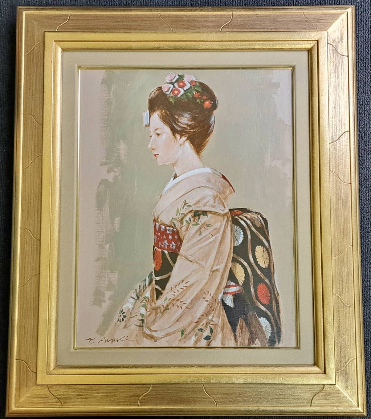 荒木義太郎「舞妓」F6号 | 新栄堂