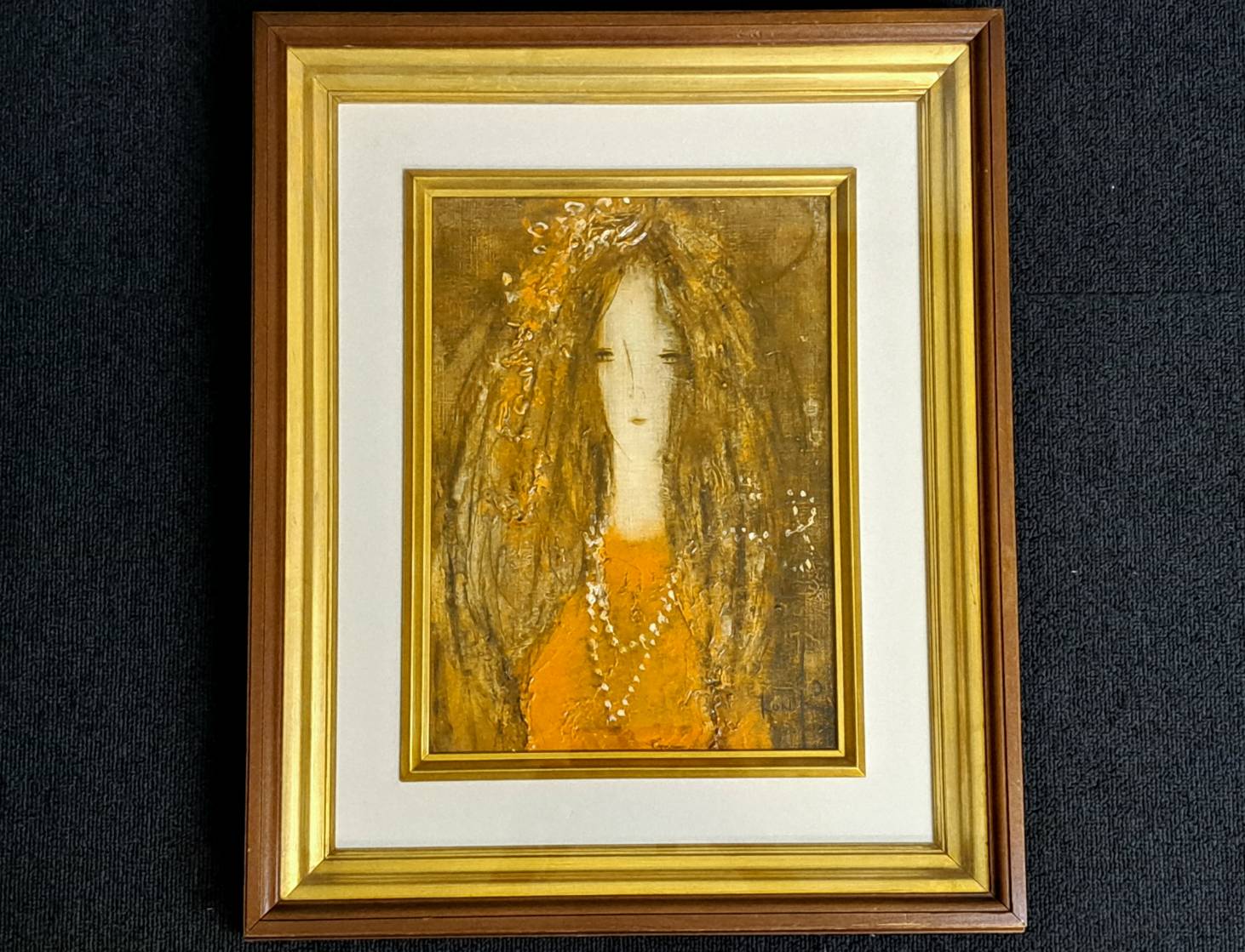 松任谷國子 油彩画「オフェリヤ」F3号 | 新栄堂