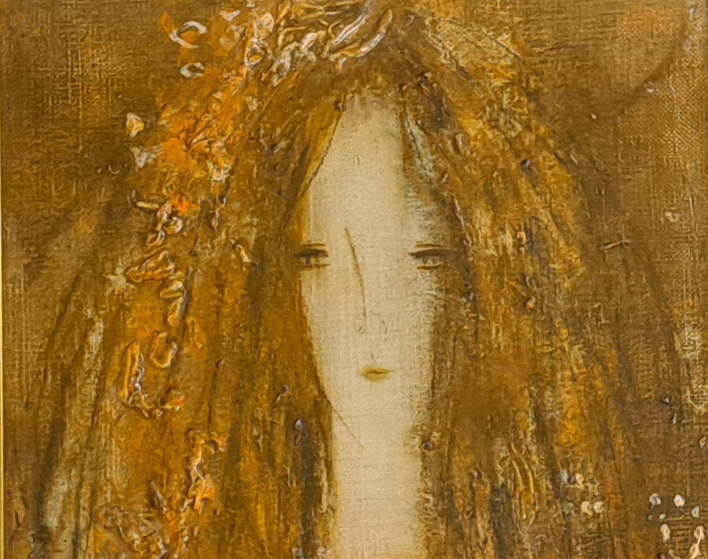 松任谷國子 油彩画「オフェリヤ」F3号 | 新栄堂