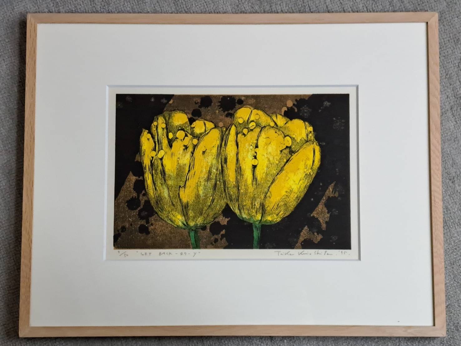 木下泰嘉 木版画「GET BACK -47-y」、三味線 2棹 銀ホゾ | 新栄堂