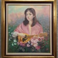 伝統工芸作家 十二代 藤林徳扇「桜華之図」正絹 苑寿織 | 新栄堂