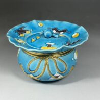 二代 村瀬治兵衛 独楽 蓋置 共箱 茶道具、琴（綾杉彫り、くり甲）小物