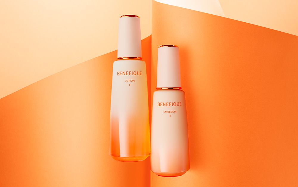 キメ美肌・ハリ美肌に導く2つの化粧水＆乳液｜ベネフィーク(BENEFIQUE