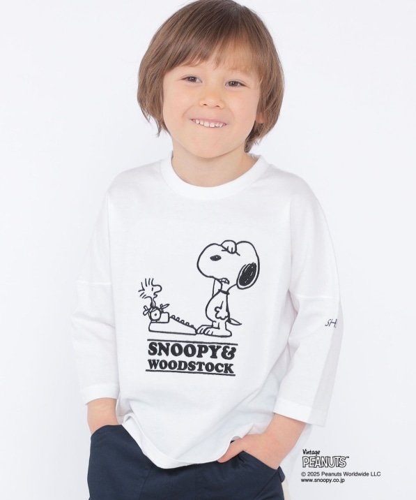 SHIPS KIDS:100～130cm / スヌーピー 七分袖 TEE｜ SHIPS 公式サイト