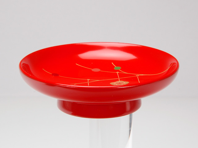 木製本漆塗 白木屋漆器店オンラインショップ＜本朱＞3.0 引き盃 福飾り