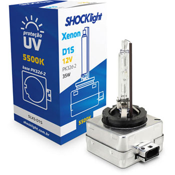 LÂMPADA XENON D1S 5500K 35W 12V - SHOCKLIGHT | Qualidade garantida