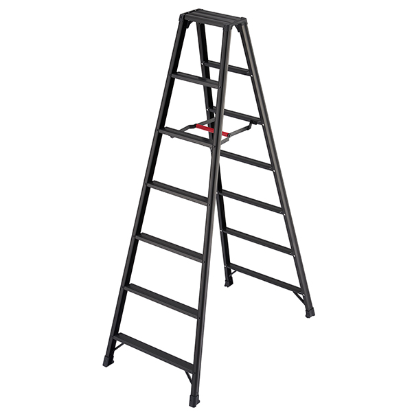 長谷川工業 軽量専用脚立 脚軽 黒 6段 H1990mm - 調理器具のSHOKUBI