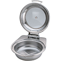 KINGO ビュッフェ ステンレスIH 丸チェーフィング フードパン無 D105G