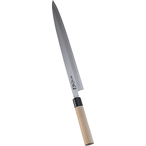 正本総本店 正本 本霞玉白鋼 柳刃刺身 30cm - 調理器具のSHOKUBI