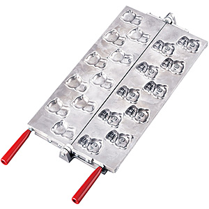 蜜元研究所 焼饅頭機用 板 鯛焼 6穴 - 調理器具のSHOKUBI