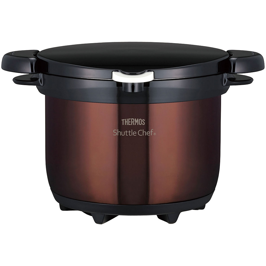 サーモス シャトルシェフ 真空保温調理器 クリアブラウン KBG-3000