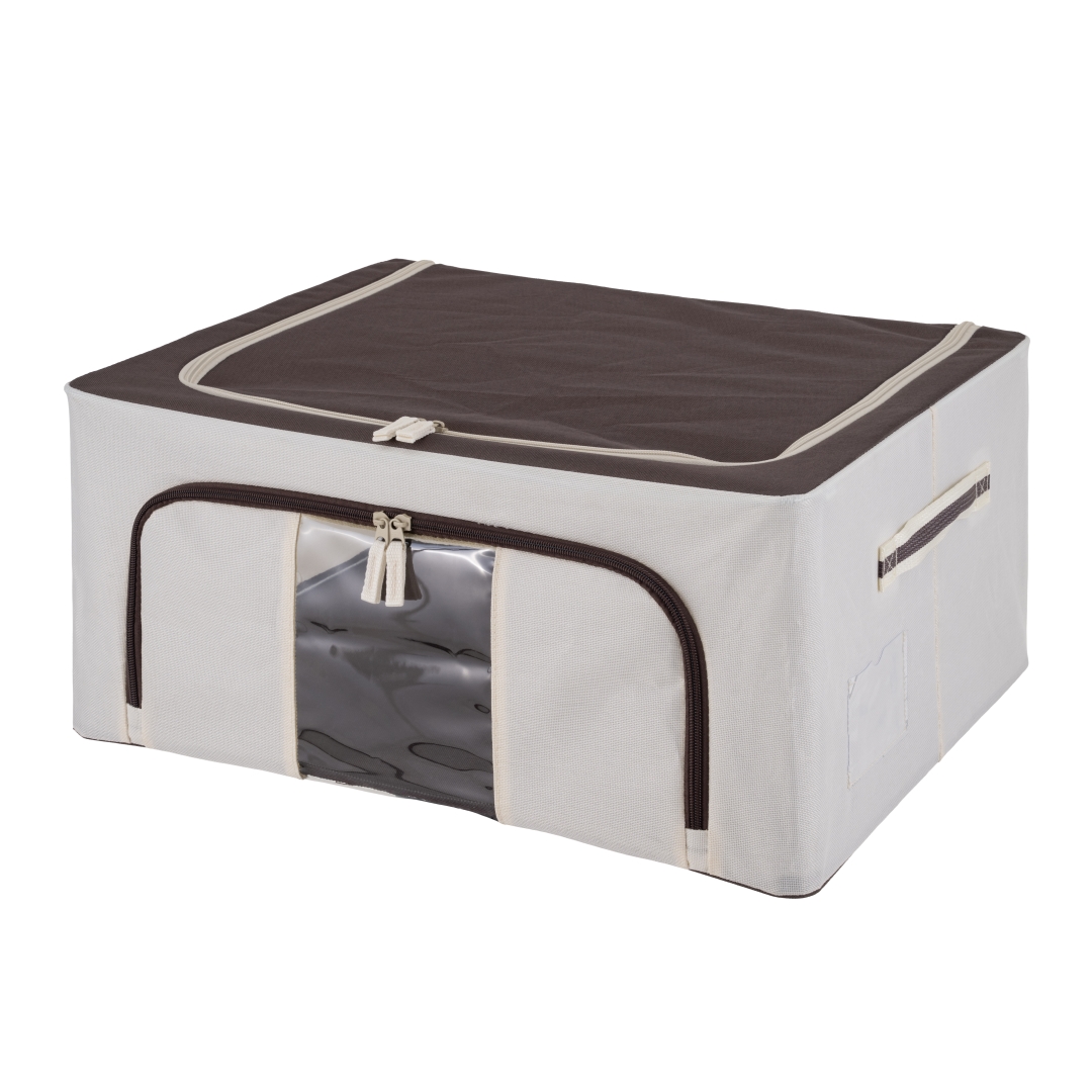 積み重ねできる窓付き収納ボックス44L: インテリア・家具・収納