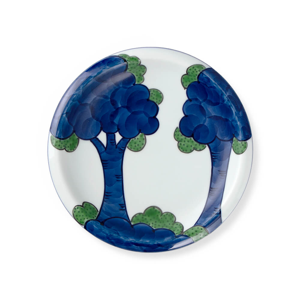 染錦大樹 銘々皿 ｜ 有田焼の源右衛門窯公式オンラインショップ