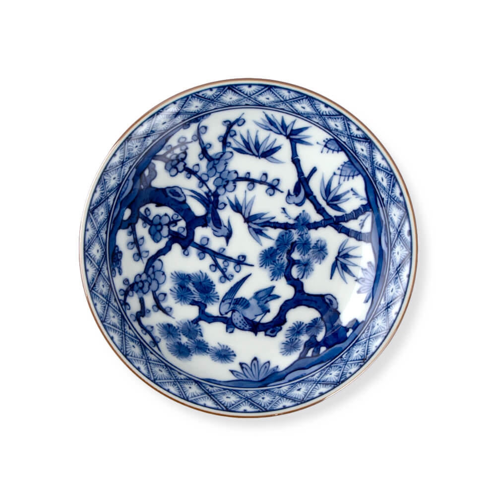 祥瑞手梅鳥 飯碗 ｜ 有田焼の源右衛門窯公式オンラインショップ