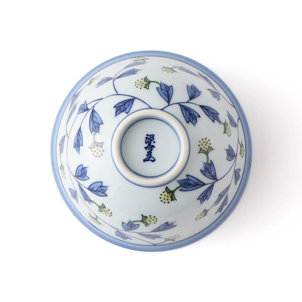 染錦苺絵（黄） 飯碗 ｜ 有田焼の源右衛門窯公式オンラインショップ