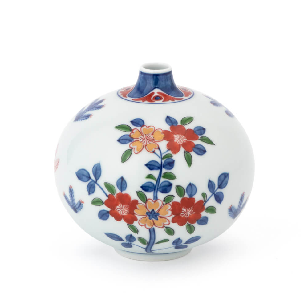 古伊万里風桜図 花瓶 ｜ 有田焼の源右衛門窯公式オンラインショップ