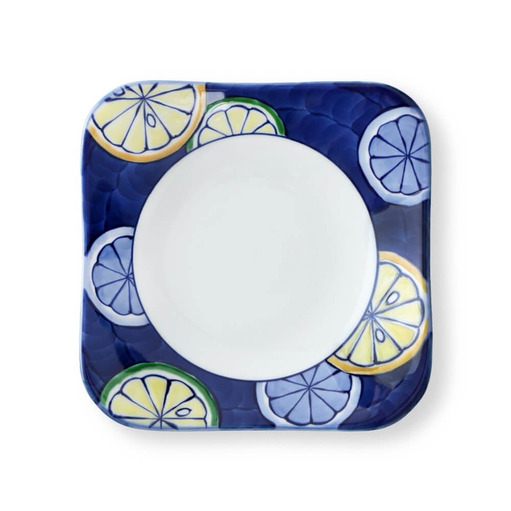 染錦檸檬 皿 ｜ 有田焼の源右衛門窯公式オンラインショップ
