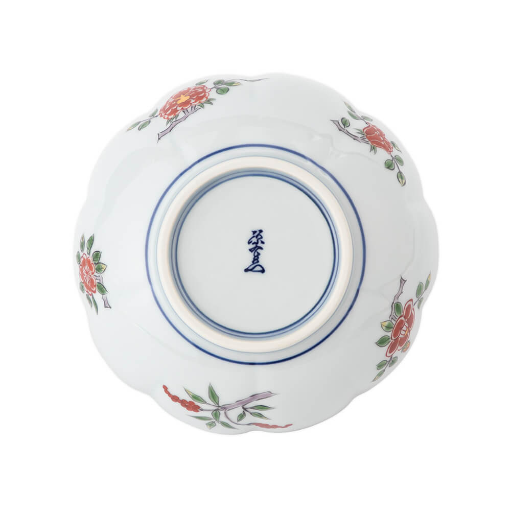 染錦草花文 鉢 ｜ 有田焼の源右衛門窯公式オンラインショップ