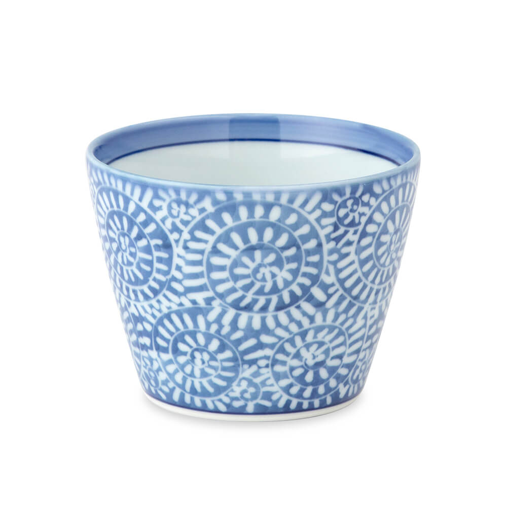 墨弾き章魚唐草 そば猪口 ｜ 有田焼の源右衛門窯公式オンラインショップ