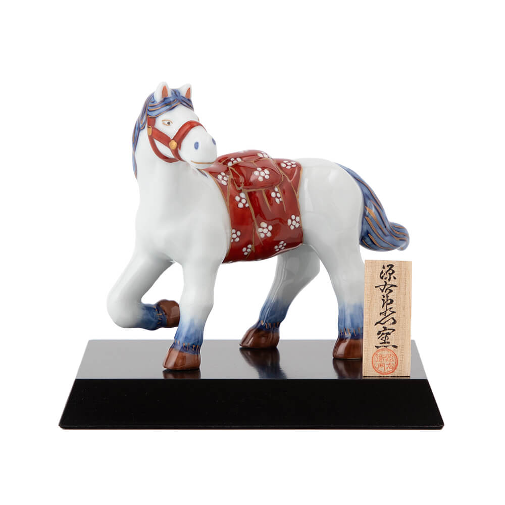 染錦午 置物 ｜ 有田焼の源右衛門窯公式オンラインショップ