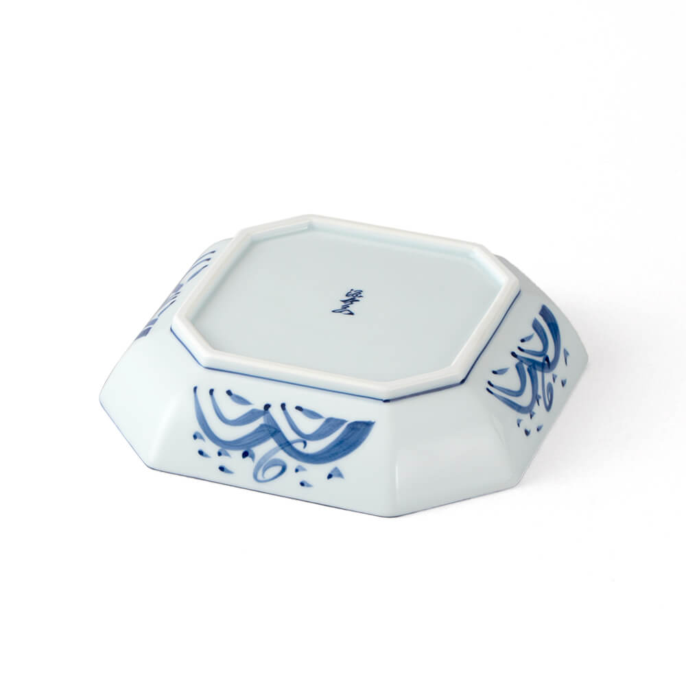 染付四海波 方皿 ｜ 有田焼の源右衛門窯公式オンラインショップ