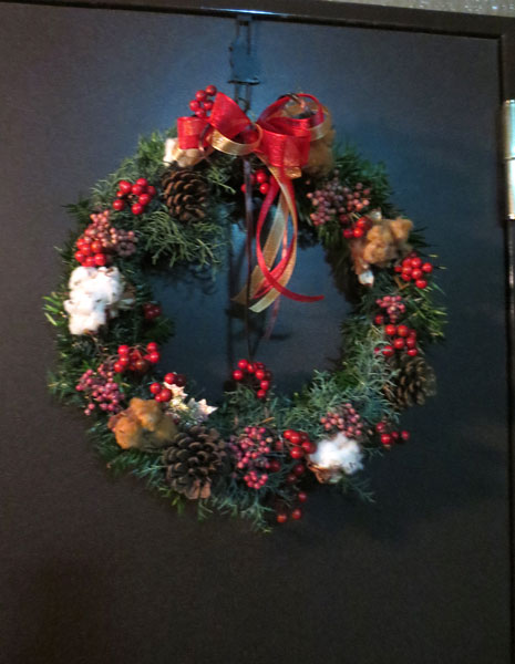 フレッシュ・樅の木のリース|フラワーギフトMaryPoppins