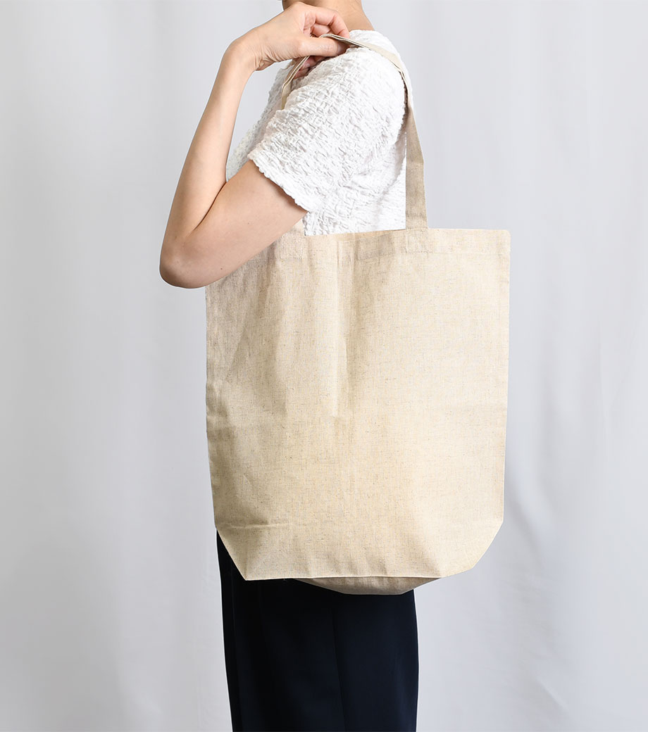 5オンス・コットンリネンビッグトート(マチ付)【205シリーズ】｜最安値