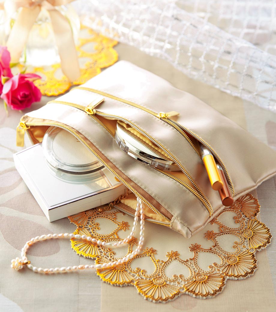 サティーナ／ファスナーポーチ｜最安値￥204|ほしい！ノベルティ