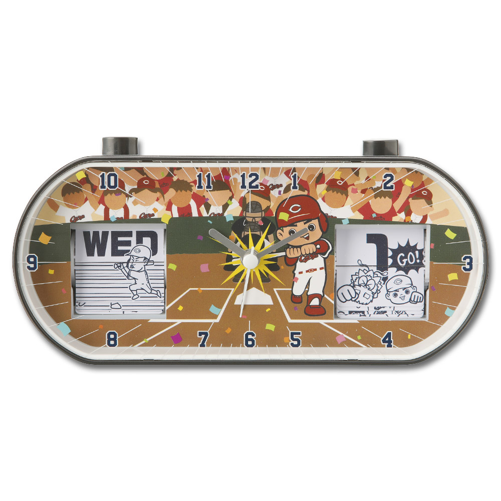 プッシュパタパタクロック | 商品詳細 - 広島東洋カープオフィシャル