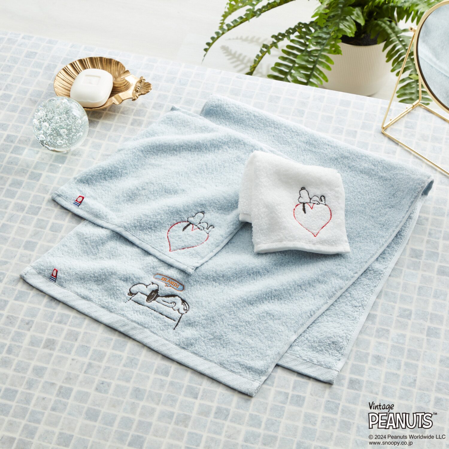 スヌーピー MORE SLEEP PEANUTS コットン100