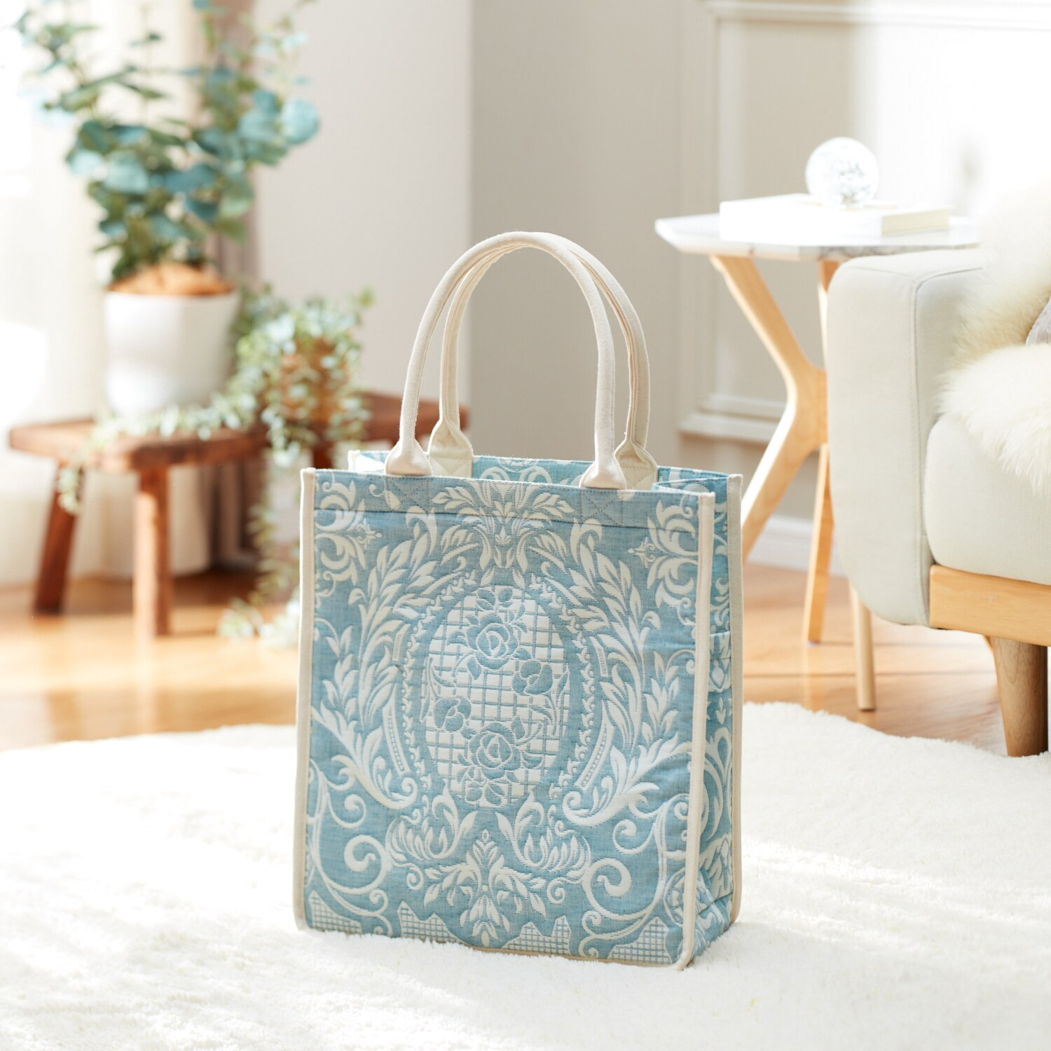 スワトウ刺しゅう協会 認定デザイン ジャガード織 インテリア収納