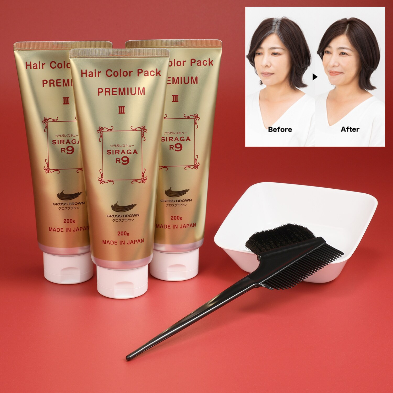 色持ちを追求！大人艶髪へ シラガレスキュー ヘアカラーパック