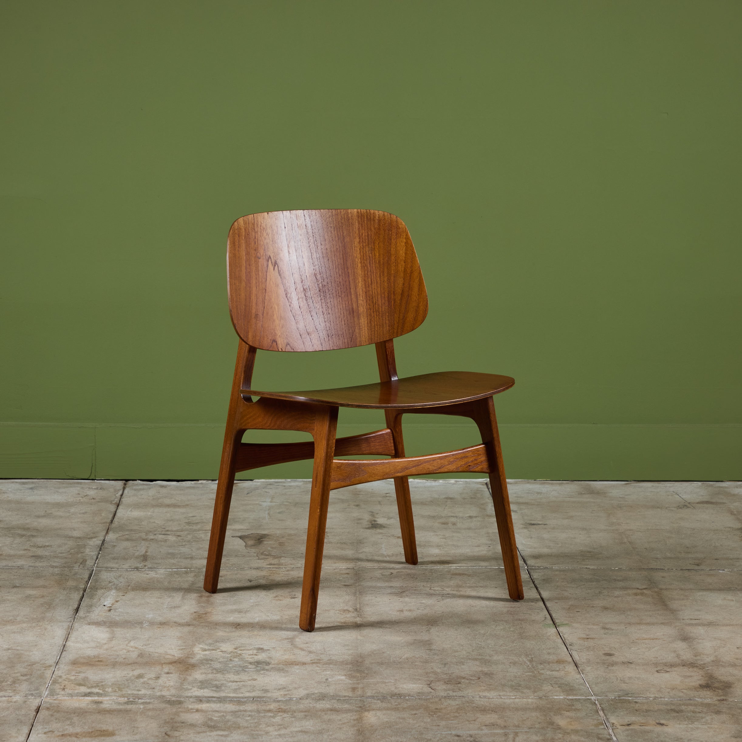 Børge Mogensen Teak Side Chair for Søborg Mobelfabrik – DEN