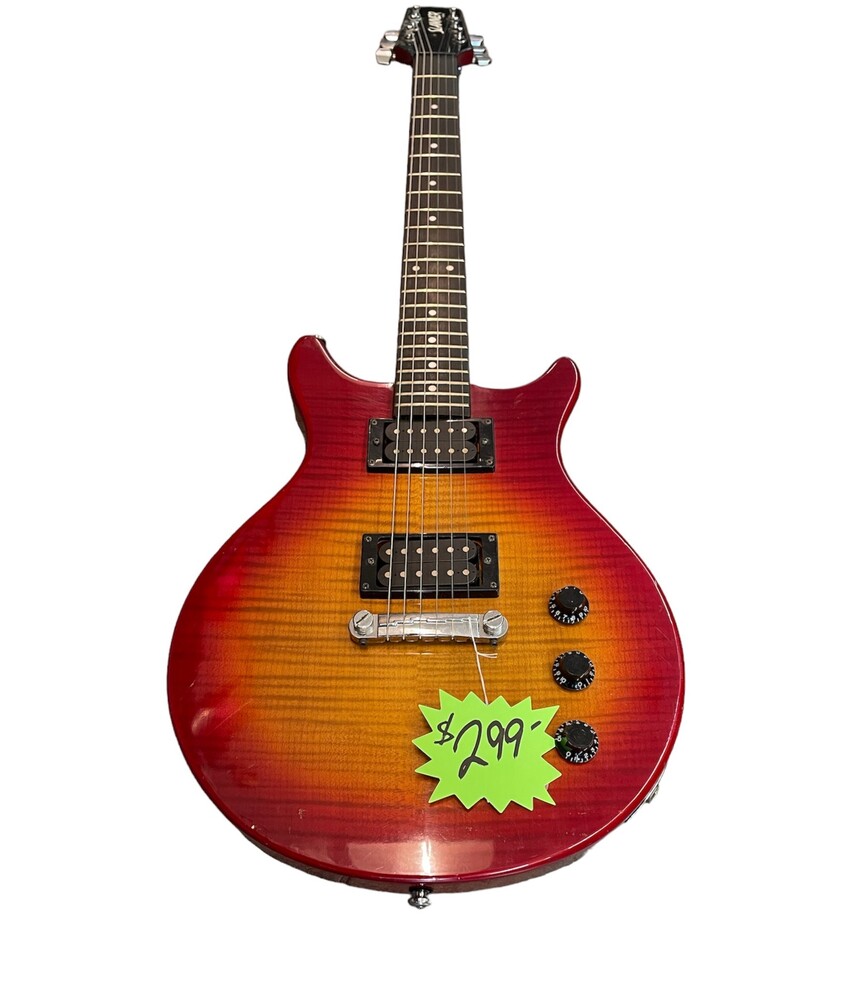 Hamer Slammer Series DC/LP Solid Body Electric Guitar Sunburst