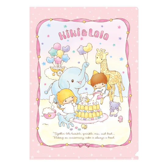 A4クリアファイル リトルツインスターズ50周年 | 【ショウワノート