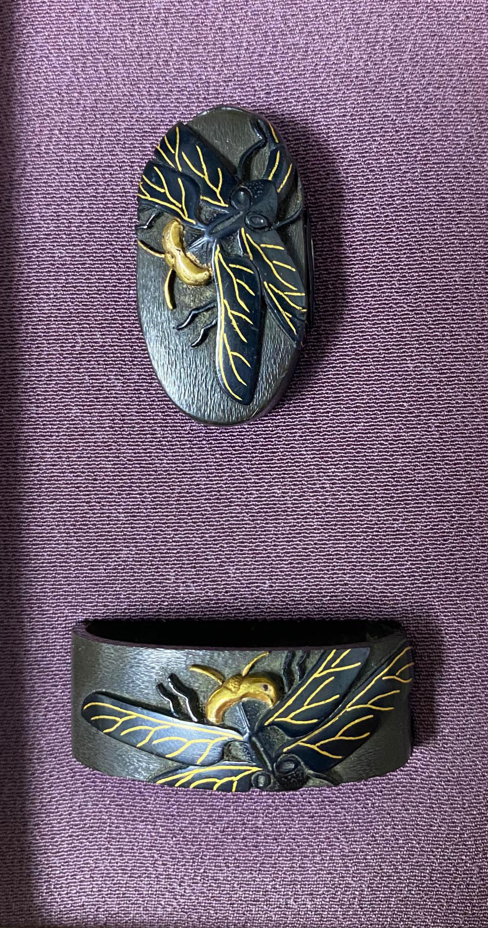 縁頭 如春 勝虫図 / Fuchikashira Jyosyun - 勝武堂 【創業大正末期】