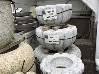 御影水鉢｜ 手水鉢 ｜ 取扱商品 ｜ 株式会社昌造園