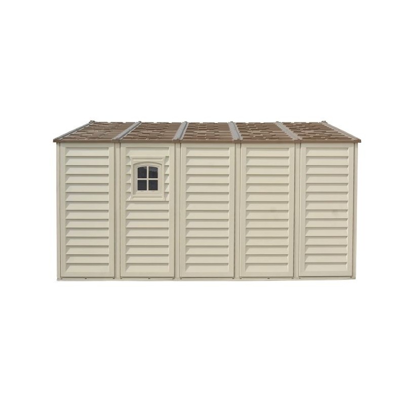 DuraMax 10x13 Woodbridge Plus Vinyl Shed Kit w/ Foundation (40234)