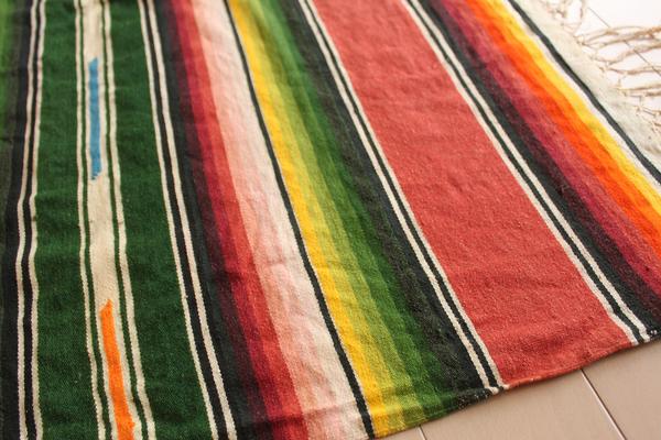 ビンテージ メキシカンラグ サラペ - Sixpacjoe Web Shop