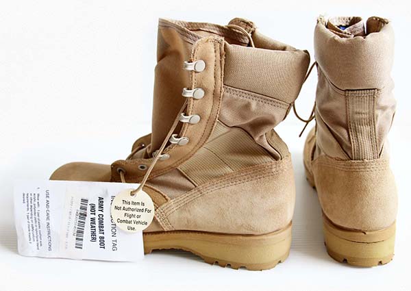 デッドストック☆米軍 ARMY ALTAMA スエードレザー×ナイロン デザート