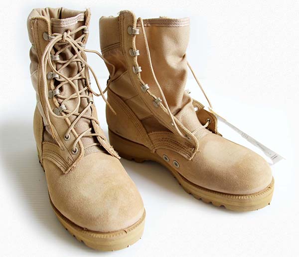 デッドストック☆米軍 ARMY ALTAMA スエードレザー×ナイロン デザート