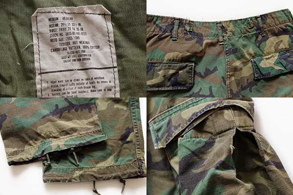 80s 米軍 LC-1 リーフカモ カーゴパンツ M-R - Sixpacjoe Web Shop