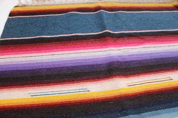 ビンテージ メキシカン ラグ サラペ 大判 - Sixpacjoe Web Shop