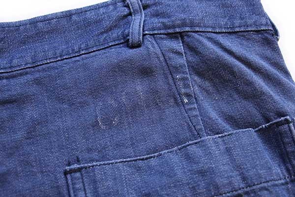 70s 米軍 U.S.NAVY ステンシル フレア バットダイ デニム セーラー