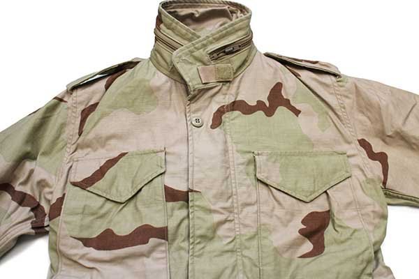 90s 米軍 U.S.ARMY デザートカモ M-65 フィールドジャケット XS-XS☆01